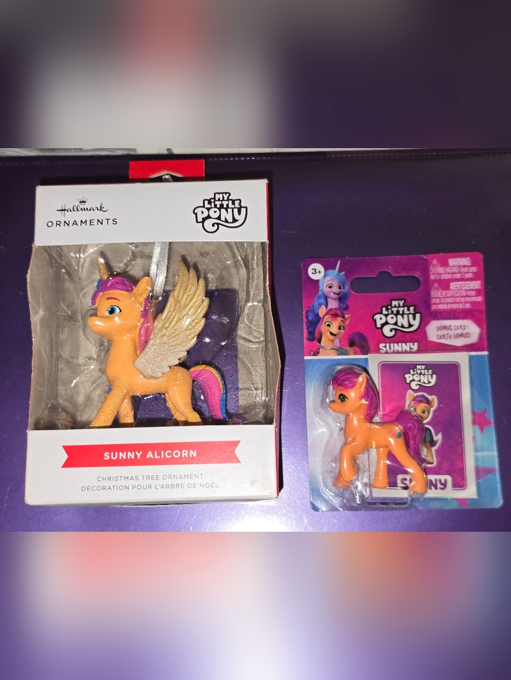 Hallmark My Little Pony Sunny Alicorn Ornament & Figurine~